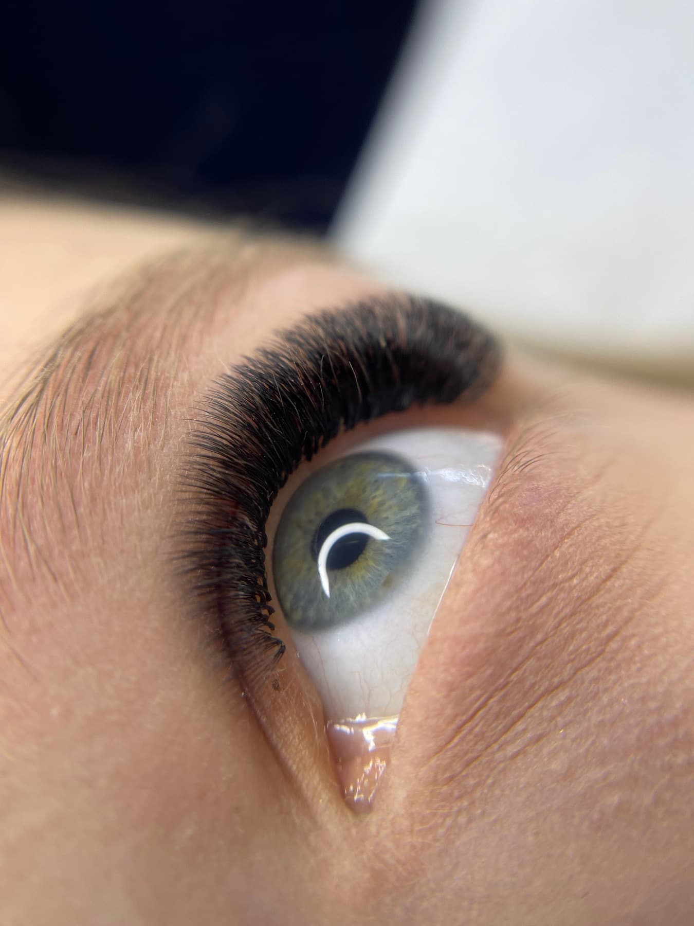 Russian Volume — lash close-up